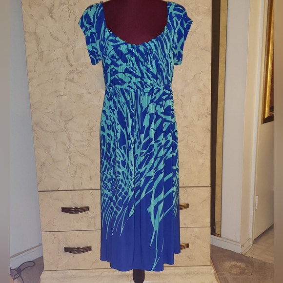 Glamour Dresses & Skirts - Royal Blue/Turquoise Women's Dress by Glamour